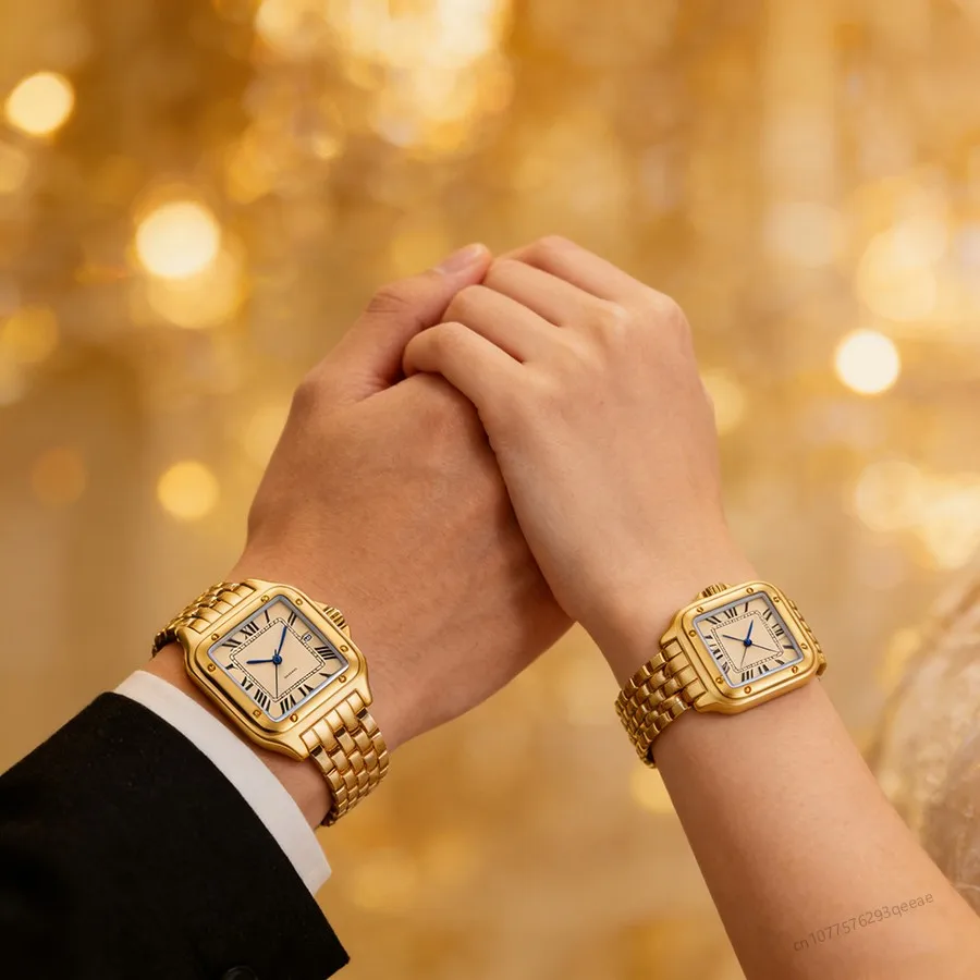 Light Luxury Women Quartz Watch Stainless Steel Ladies Business Wristwatch Fashion Waterproof Female Clock Bracelet Watch