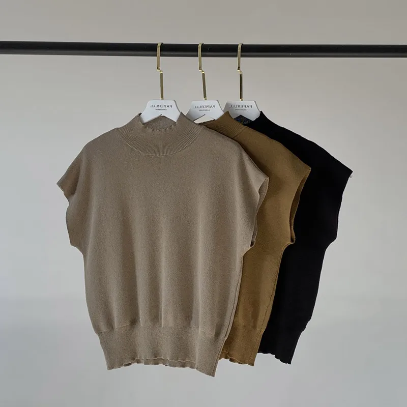 Summer Fashion Woman Vintage Blouse 2024 Stylish Elegant Knitted Shirts and Tops Women's Clothing Blusas Para Mujer 20397