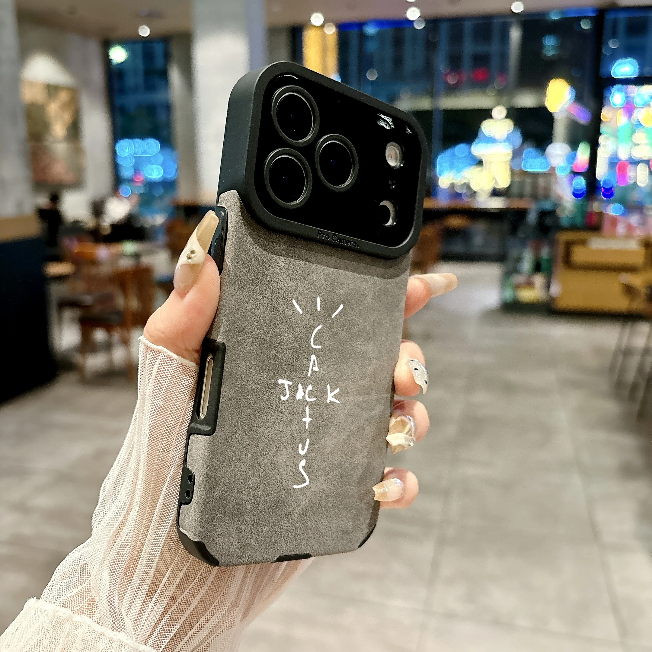 Luxury Microfiber Leather Phone Case - Hip-Hop Music Jack Design