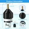 Inflatable Boat SUP Pump Adapter,Premium  Air Sturdy  Air Adapter, Quickly Inflation & Strong Sealing, Paddleboard & Kayak. 2