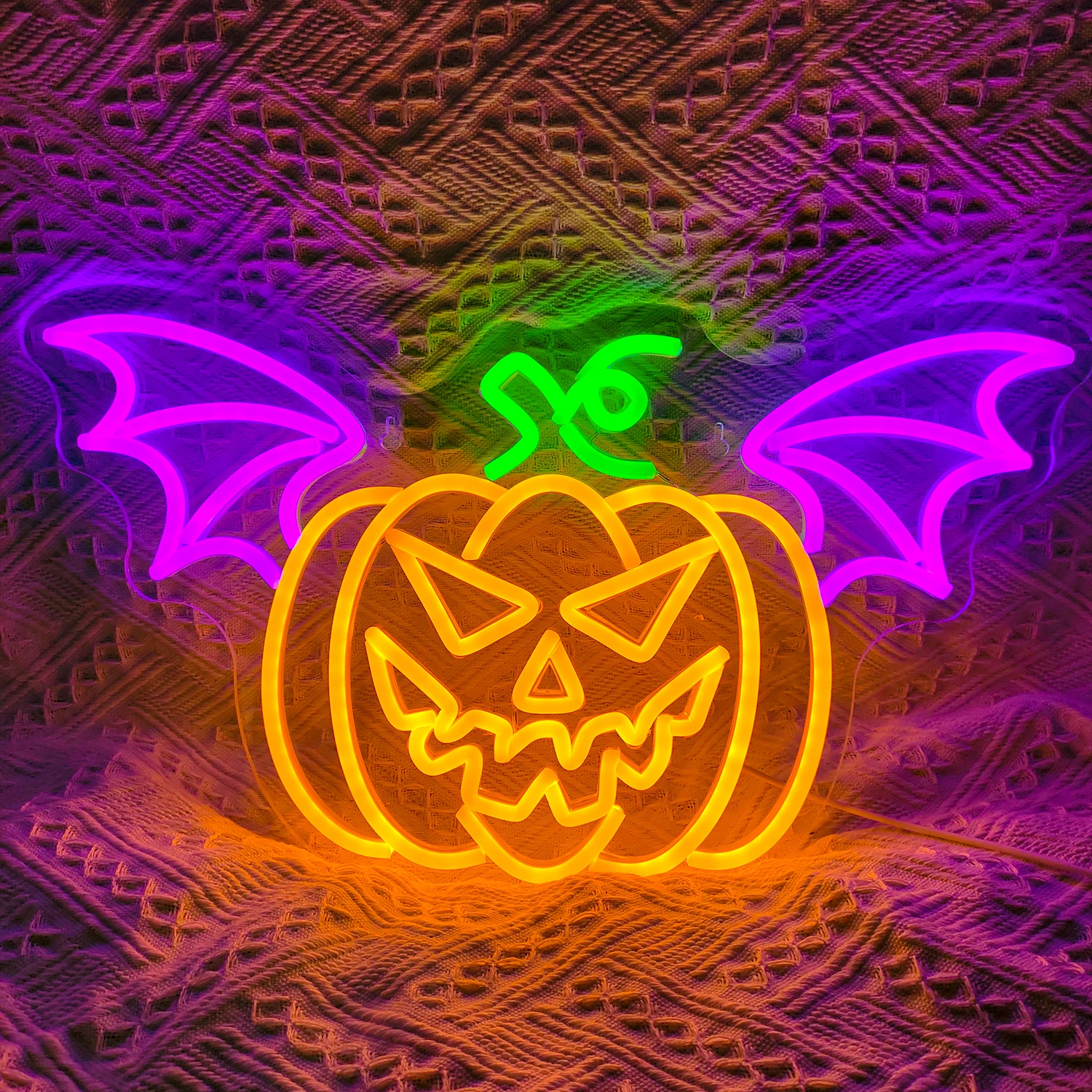 Description Picture 6 of itemHalloween Neon Sign Halloween Party Decorations Dimmable Led Light Neon Sign For Home Bar Room Spooky Wall Decor Halloween Gift