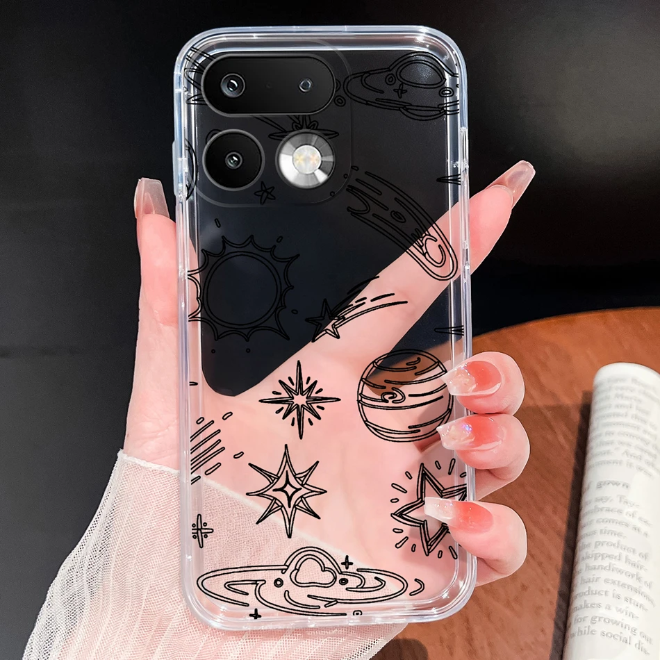 Stylish Soft Slim TPU Clear Silicone Phone Case - Lightweight Protective Cover