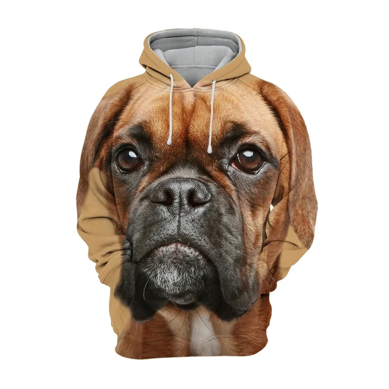 thumbnail image 1 of Sudadera con capucha con estampado 3D de linda mascota para hombres y mujeres, sudaderas con estampado de perro divertido, jersey de moda Harajuku para niños, jersey de calle holgado de manga larga, 1 of 5