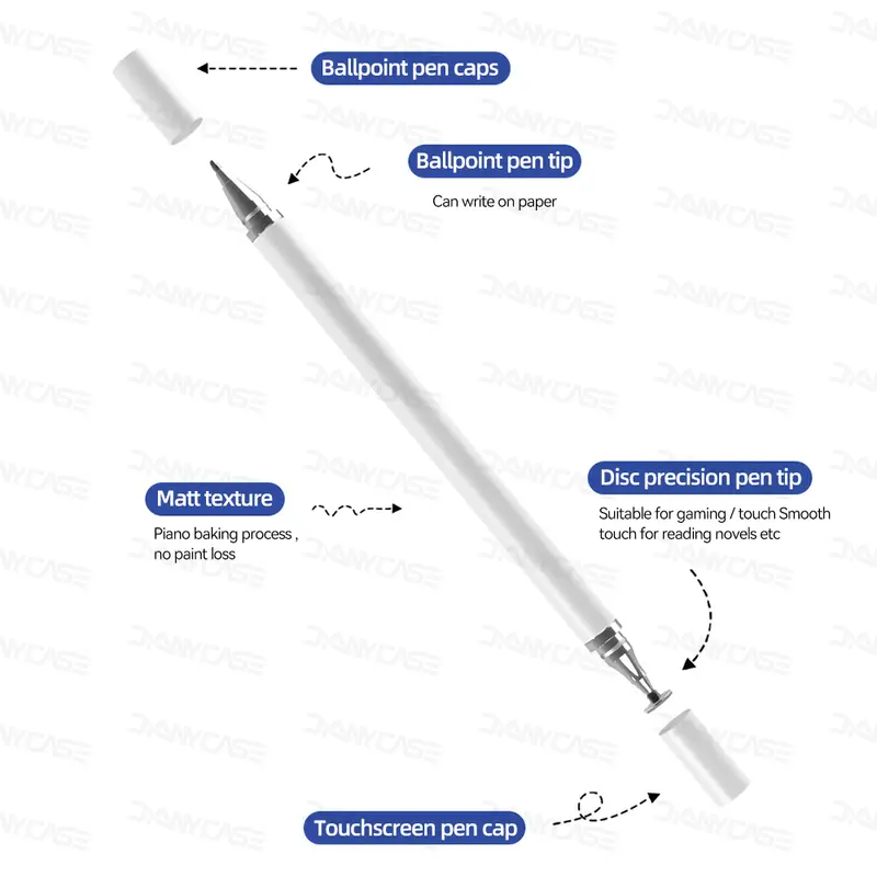 2 in 1 Universal Stylus Pen For Tablet Mobile Android ios Phone iPad Accessories Drawing Tablet Capacitive Screen Touch Pen - Image 2
