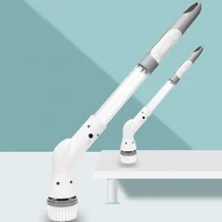 Electric Spin Scrubber Bathroom Scrubber Cordless Shower Scrubber with 5 Replaceable Brush Heads for Bathroom Kitchen Cleaning 3