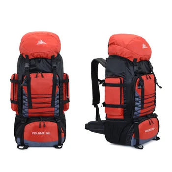 90L Camping Hiking Backpacks Large Capacity Outdoor Travel Sports Rucksack Military Trekking Mountaineering Mochila Bags XA144L 5
