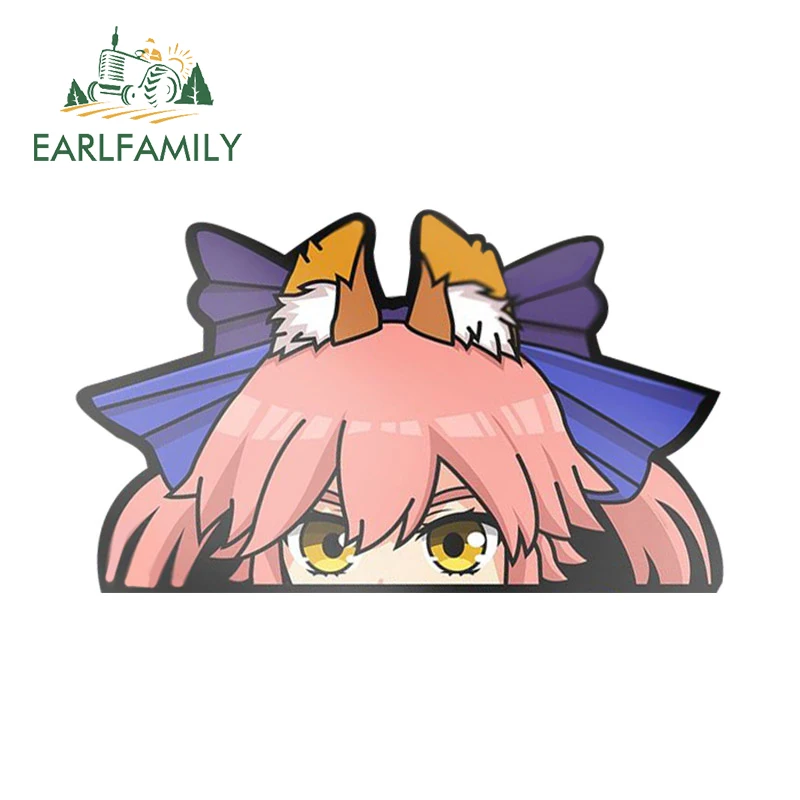 

EARLFAMILY 13 см x 7,7 см для Genshin ударопрочные забавные автомобильные наклейки Водонепроницаемая наклейка креативная Автомобильная этикетка бампер мотоцикл графика