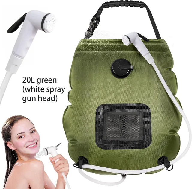 20L Outdoor Camping Shower Water Bag