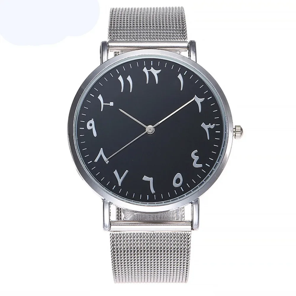 Ladies Watches Fashion Design Arabic Numbers Watch Women Watches Silver Mesh Band Quartz Wristwatches Cheap Price Dropshipping 6