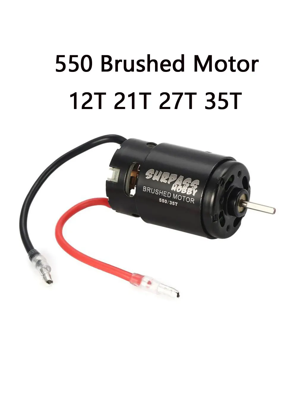 NEEBRC-Moteur à balais 550, 12T 21T 29T 35T 60A ESC pour 1/10 RC inoler HSP Gardens I Wltoys Kyosho TRAXXAS 1:10 RC Car Off-Road Monster 26 NEEBRC-Moteur à balais 550, 12T 21T 29T 35T 60A ESC pour 1/10 RC inoler HSP Gardens I Wltoys Kyosho TRAXXAS 1:10 RC Car Off-Road Monster 26