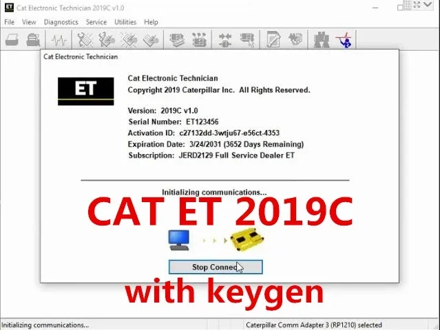 Car Repair Software STW SIS Caterpillar Full Service ET CAT keygen Flash files Factory Keygen install Video for Cat in 500GHDD