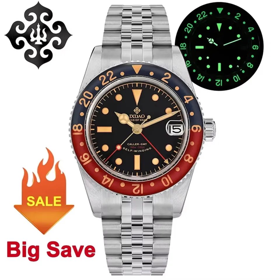 キャビリポ IPOSE IX&DAO Watch Fans of 6542 GMT NH34 Automatic Mechanical