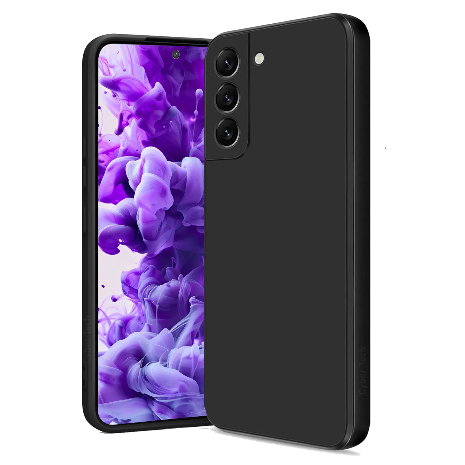 Black Shockproof Silicone Phone Case - Protective Soft Cover