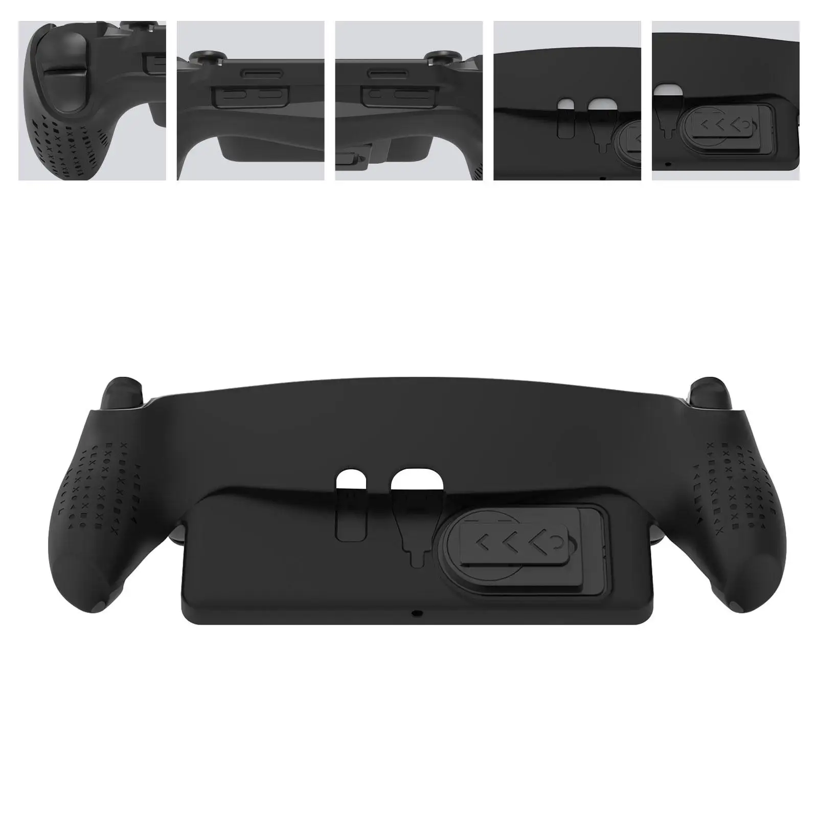Silicone Protective Case Shockproof Anti Slip Comfortable Game Console Accessories Black Skin Cover Case Soft for Remote Player