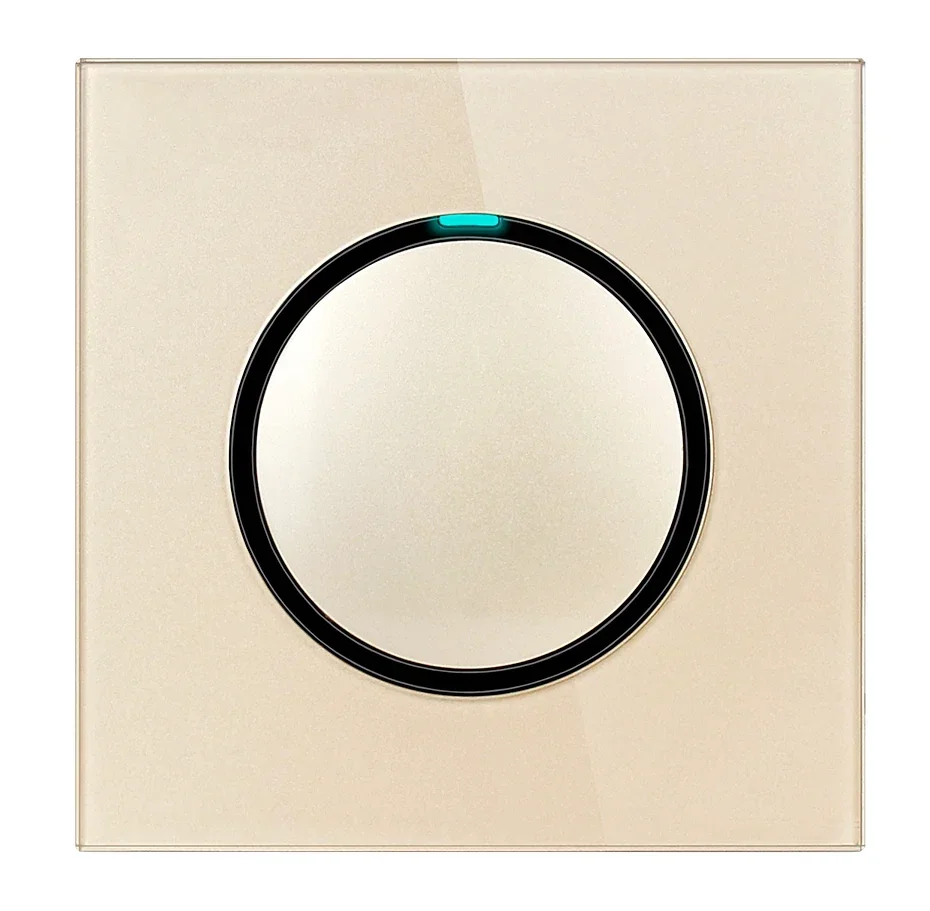 modern crystal glass switch plate wall mount