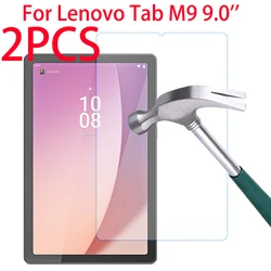 Premium Screen Protector Set for 9 - Inch Lenovo Tablet - 2 - Pack Tempered Glass (2P Lenovo Tab M9 9.0)