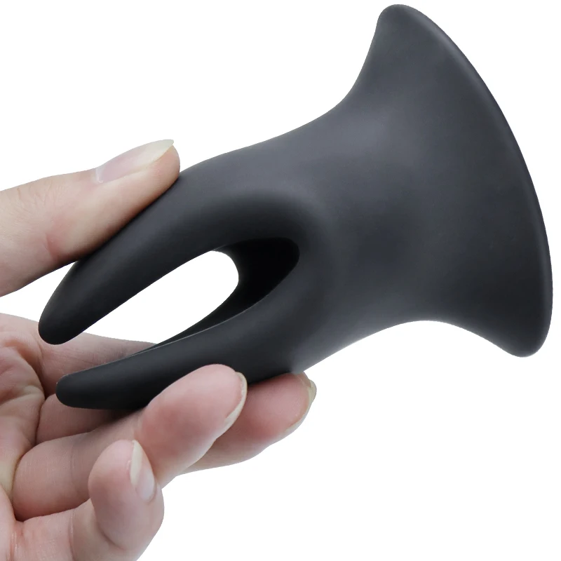 V-formad ihålig anal silikon analplugg rumpor sexleksaker kvinnor män höfttränare för par onanerar_voghion.com