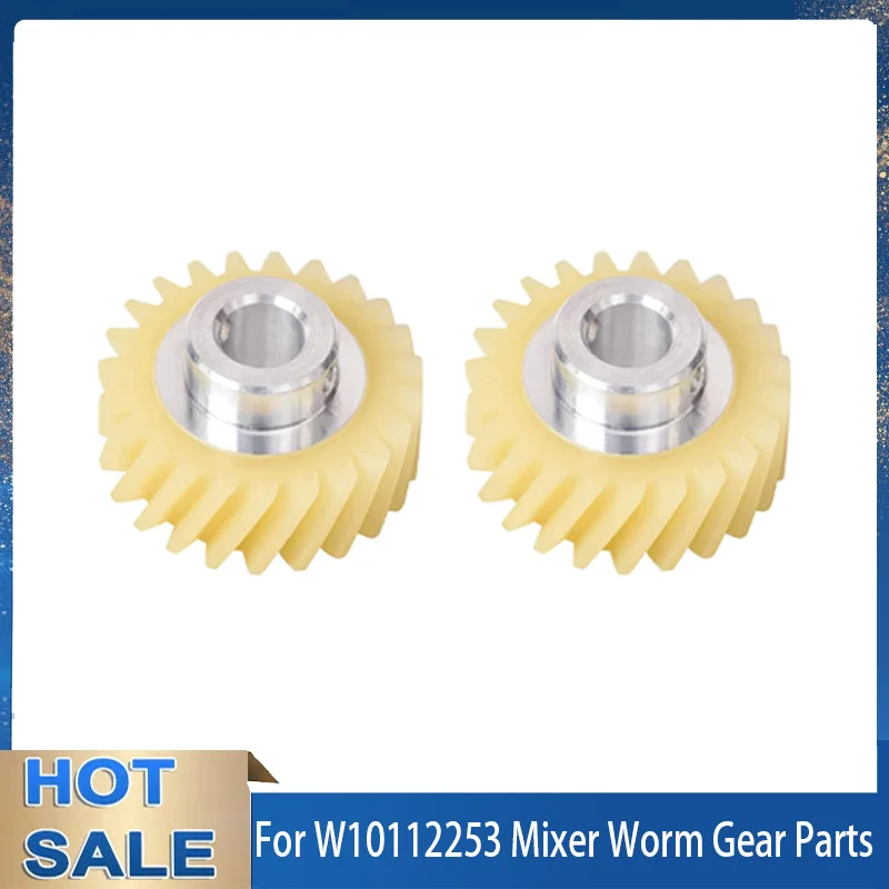 Upgraded W10112253 Mixer Worm Gear Replacement for Whirlpool 
