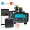 Tuya WiFi/Bluetooth-compatible 2-Way Water Timer Smart Solenoid Valve for Home Garden Wireless Phone Remote Watering Controller 1
