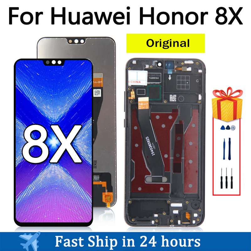 65OriginalLCDDisplayForHuaweiHonor8XLCDDisplayTouchScreenDigitizerReplacement
