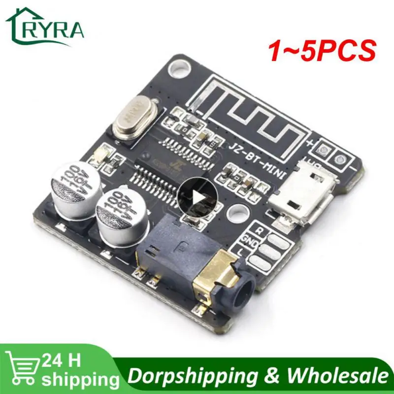 

1~5PCS Audio Receiver Board 5.0 MP3 Lossless Decoder Board Wireless Stereo Music Module 3.7-5V XY-BT-Mini