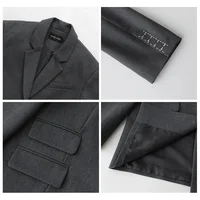 VEN – ensemble CHIC Blazer et pantalon taille haute pour femme, vêtement d'extérieur, couleur unie, ample, collection printemps-automne 2022 4