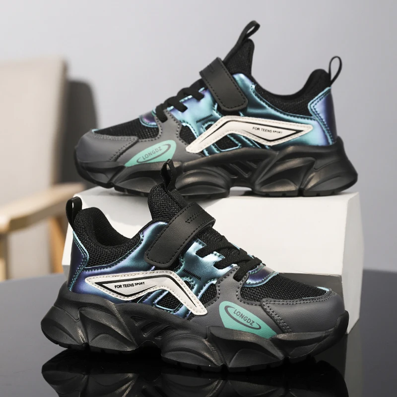 New Boy Sneaker 4 To 12 Years Children Casual Shoes Platform School Tennis Sneaker Breathable Mesh Summer Boy Sports Shoes