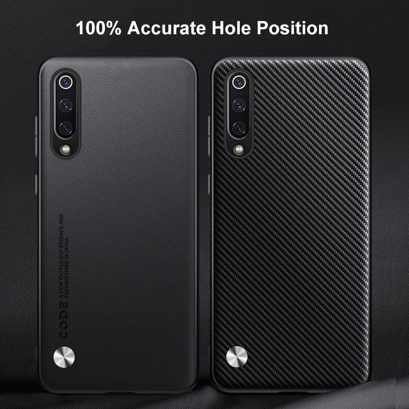 Luxury PU Leather Matte Shockproof Phone Case - Premium Silicone Protection