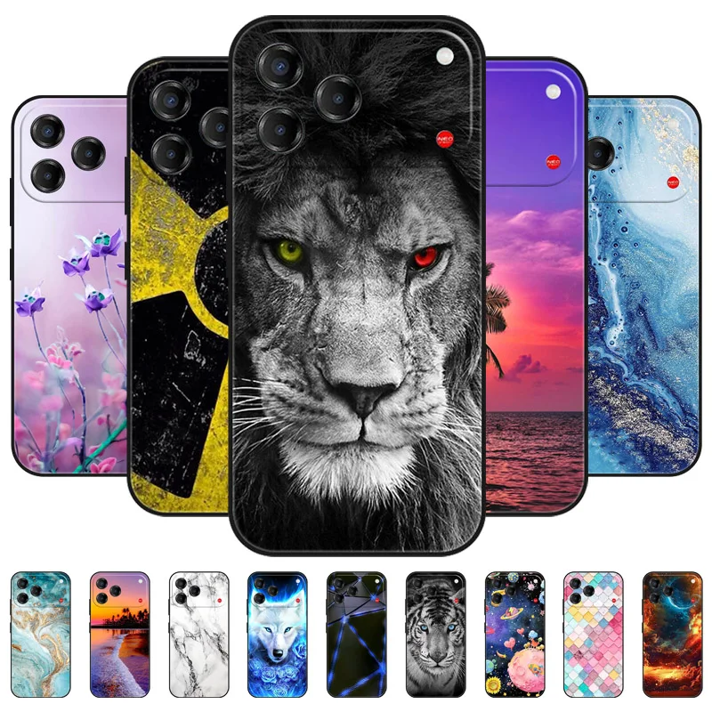 Luxury TPU Silicone Soft Back Cover for ZTE Blade V80 Pro 4G - Elegant  Coque