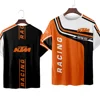 New trendy distinctive design comfortable lightweight motorcycle off-road riding 3D printed KTM short sleeved sport T-shirt 6