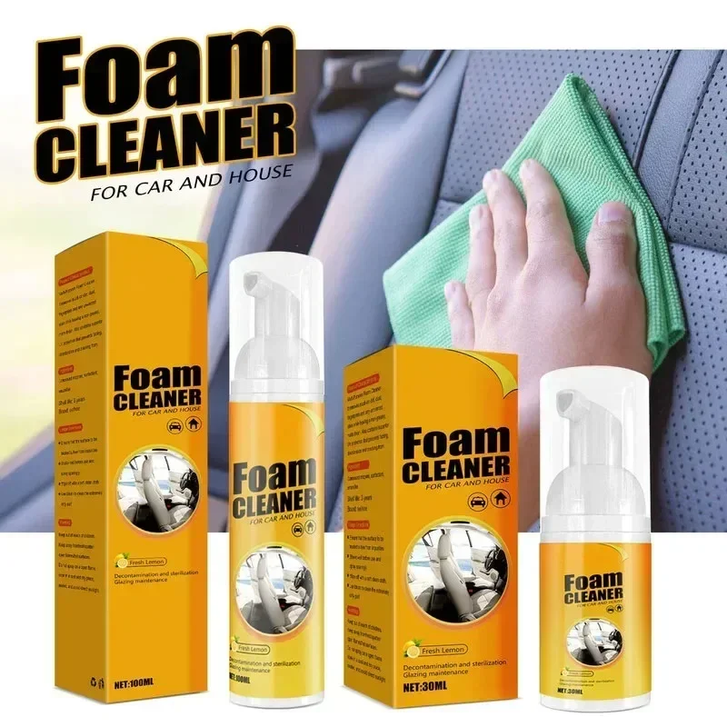 Multi-Purpose Foam Cleaner Car Wash Auto Interior Household Cleaners Stain Removal Leather Clean Remover Spray
