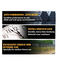 ABDR-1-3/8In X 1-3/8In End Rail T Clamp, Galvanized Steel Chain Link Fence T Clamp, End Rail Clamp for 1-3/8In OD Pipe 4 Pack 2