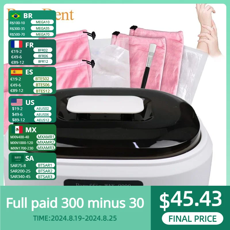 Paraffin Heater 2L Capacity Wax Bean Machine Hair Removal Wax Machine Paraffin Therapy Heat Therapy wax heater hair removal wax hair removal tool