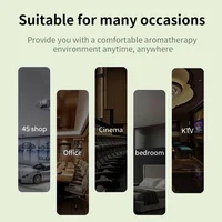 TEABLUM – diffuseur d'arôme 500ML, diffuseur d'huile essentielle Bluetooth pour la maison, parfum d'ambiance, climatisation, oasis aromatique électrique, désodorisant 5