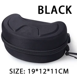 Durable EVA Ski Goggles Protective Case - Hard Shell Zipper Carrying Box (B)
