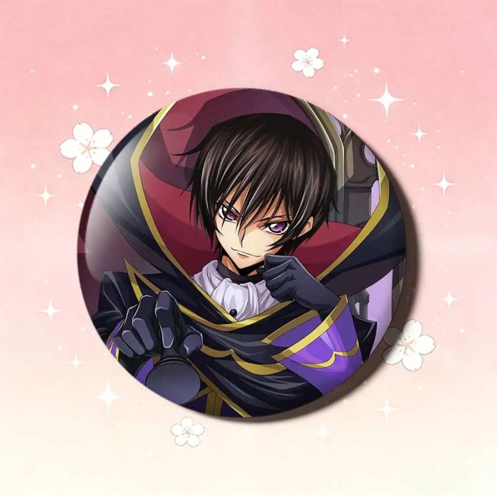 Geass Laser Badge - Creative Accessory for Backpack, Clothes, and Hats