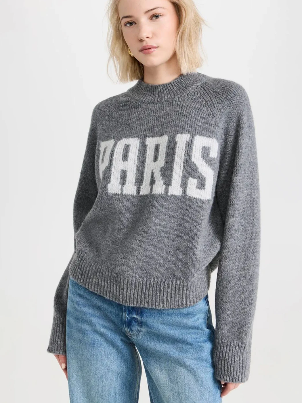 

Paris Cashmere Sweaters For Women Autumn Winter Clothes 2023 Designer Fashion Pullovers Sweater Casual Jumper Tops Female