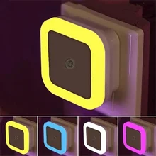 무선 LED 야간 조명 센서 조명 미니 EU/US 플러그 야간 조명 어린이 방 침실 거실 장식 조명