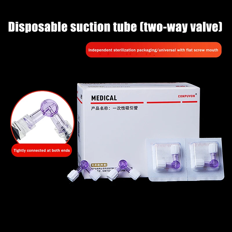 Two/Three-Way Suction Tube Syringe Flush Adapter Plug Valve For Clinical Hospital Luer Lock Adapter 2/3-Way Stopcock Flexiable