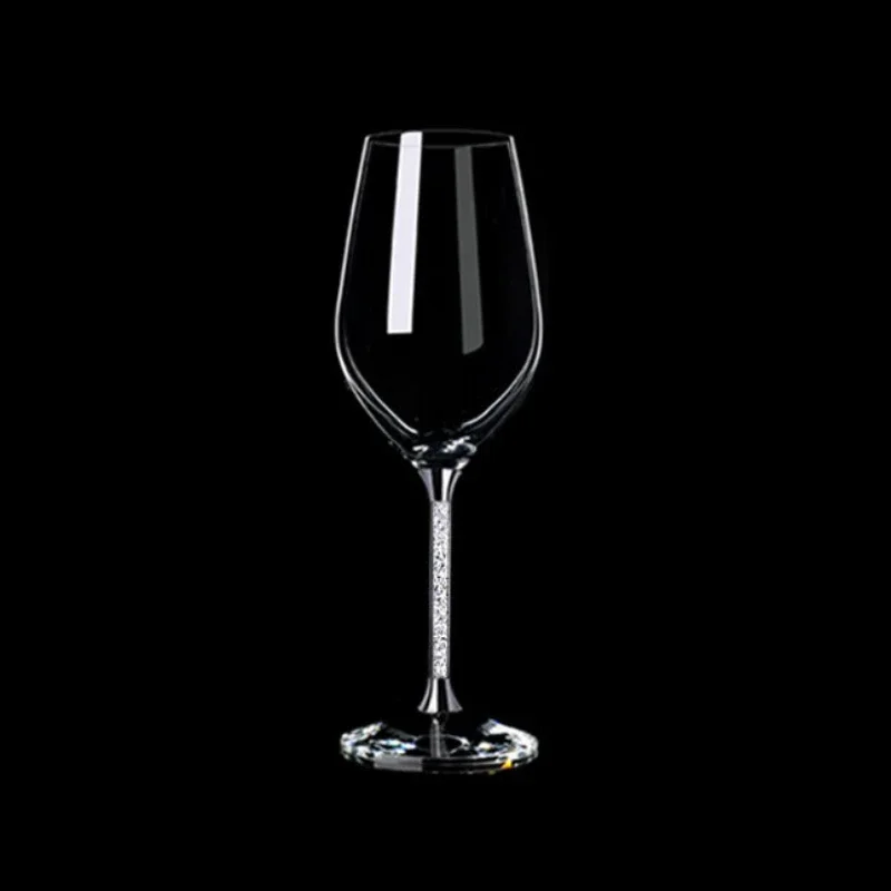 1pc Creative Wedding Wine Glass cup unique Champagne Flutes Crystalline Party Gift Toasting Glass Goblet Crystal Anniversary