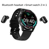 Original New Smart Watch TWS Bluetooth Headset 2 in 1 Men Sports Fitness Tracker IP67 Waterproof Women Heart Rate Health Monitor 1