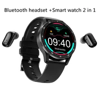 Original New Smart Watch TWS Bluetooth Headset 2 in 1 Men Sports Fitness Tracker IP67 Waterproof Women Heart Rate Health Monitor 1