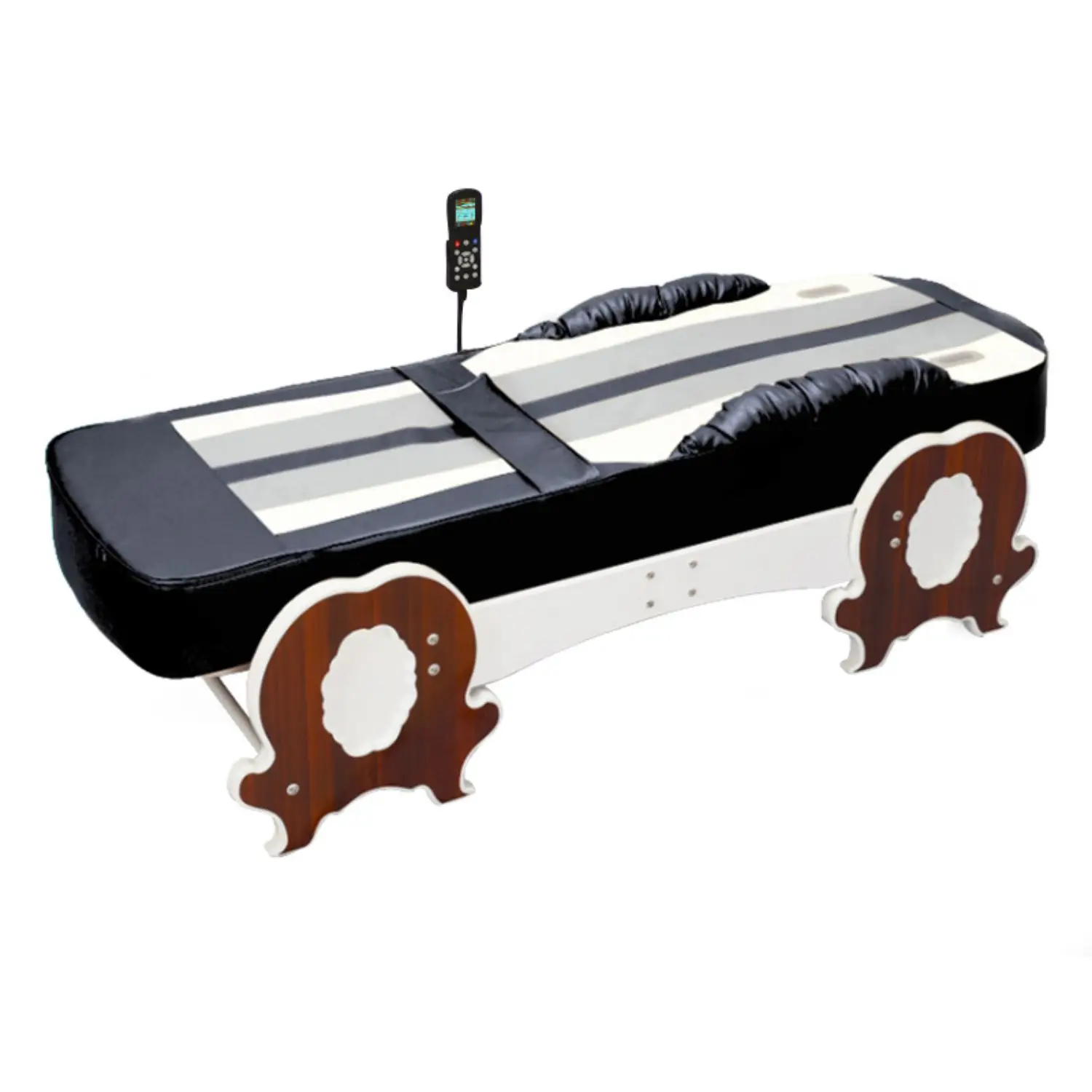 jade stone massage bed Electric massage Track Full Body Jade Thermal Heating Massage chair Bed Roller christmas New Year Gift 6