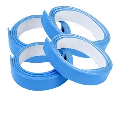 Pack of 2-10 Self-Adhesive Non-Slip Edge Protection Tape for Table Tennis Rackets, 45*1cm (4pcs blue)