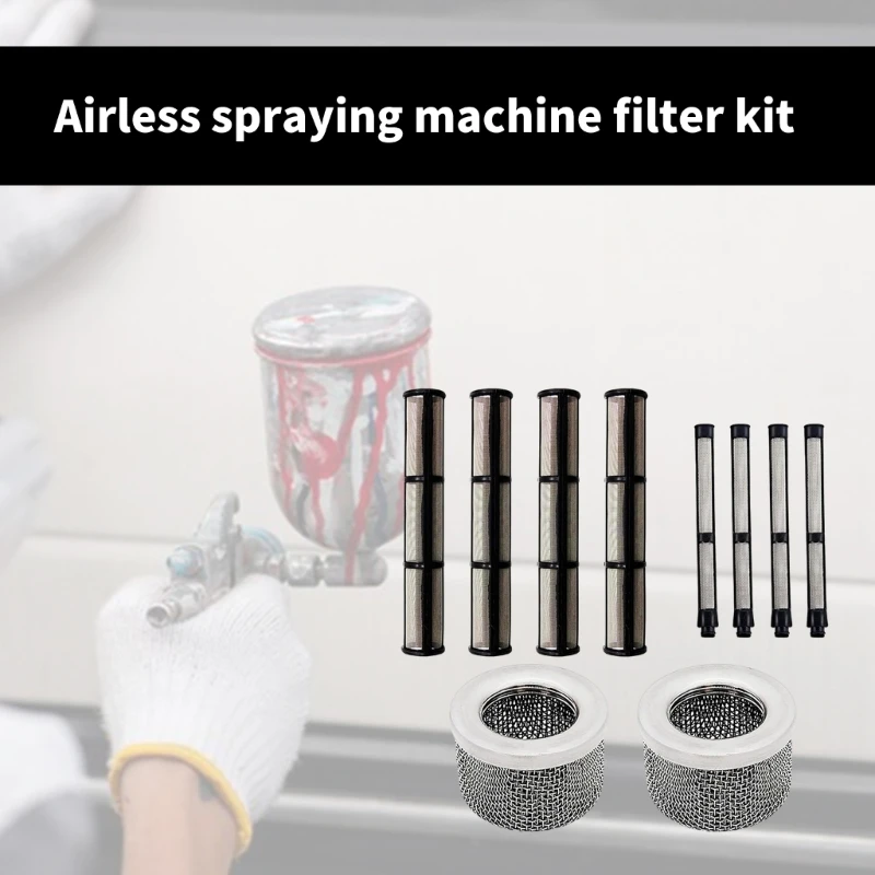 Y6GD Pumps Inner Cores Filter Suction Pipe Filter Screen Airless Sprays Screen Set for 695 795 1095 1595 3900 5900 7900