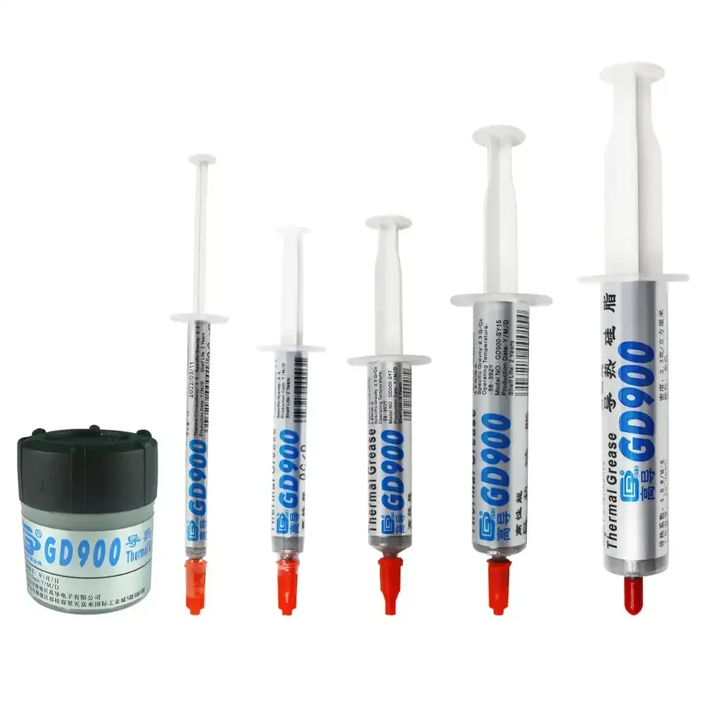 3/5/7/15/30g 4.8W/M-K High Performance Thermal Grease Syringe Thermal Grease Paste GD900 Heatsink Compound Grease For CPU CN30