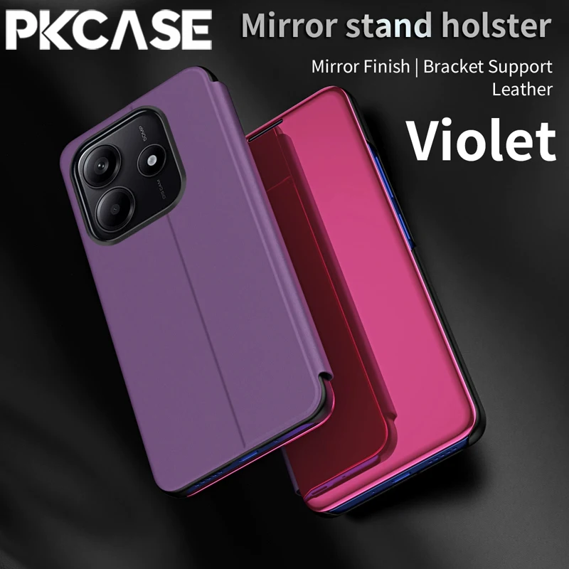 Sleek Mirror Flip Phone Case with Enhanced Protection