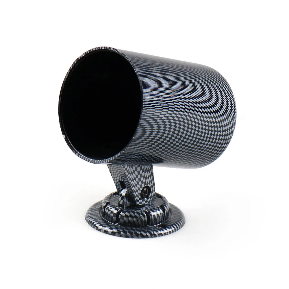 Universal 52mm Gauge Pod Gauge Cup Car Mount Holder Carbon Black Single Auto Car Meter Pods Dash Pod Mount Bracke