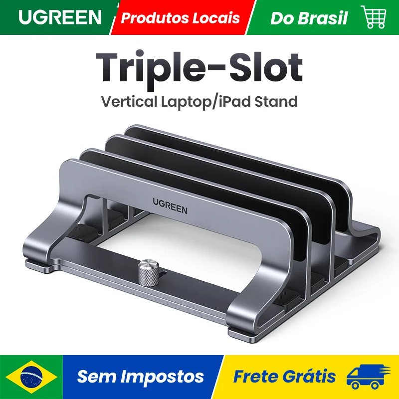 UGREEN 세로 노트북 스탠드 홀더 접이식 알루미늄 노트북 스탠드 노트북 태블릿 스탠드 지원 Macbook Air Pro PC 17 인치