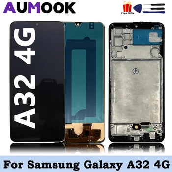 AMOLED For Samsung Galaxy A32 4G LCD Display Touch Screen Replacement For Samsung A325 A325F A325M A325N LCD Touch Digitizer